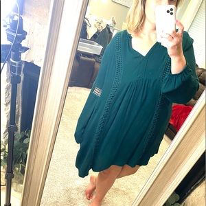 Green Knox Rose Dress/Tunic